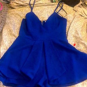 Royal Blue jump suit